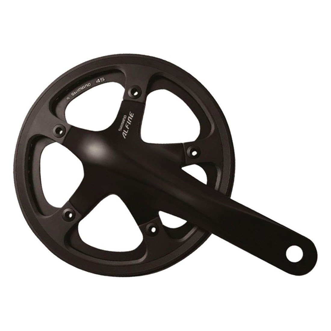 Shimano Deore FC-M590 2-Piece Mountain Bike Crankset - 44/32/22T Black | Durable Bicycle Chain Set for Trail Riding & Off-Road Cycling