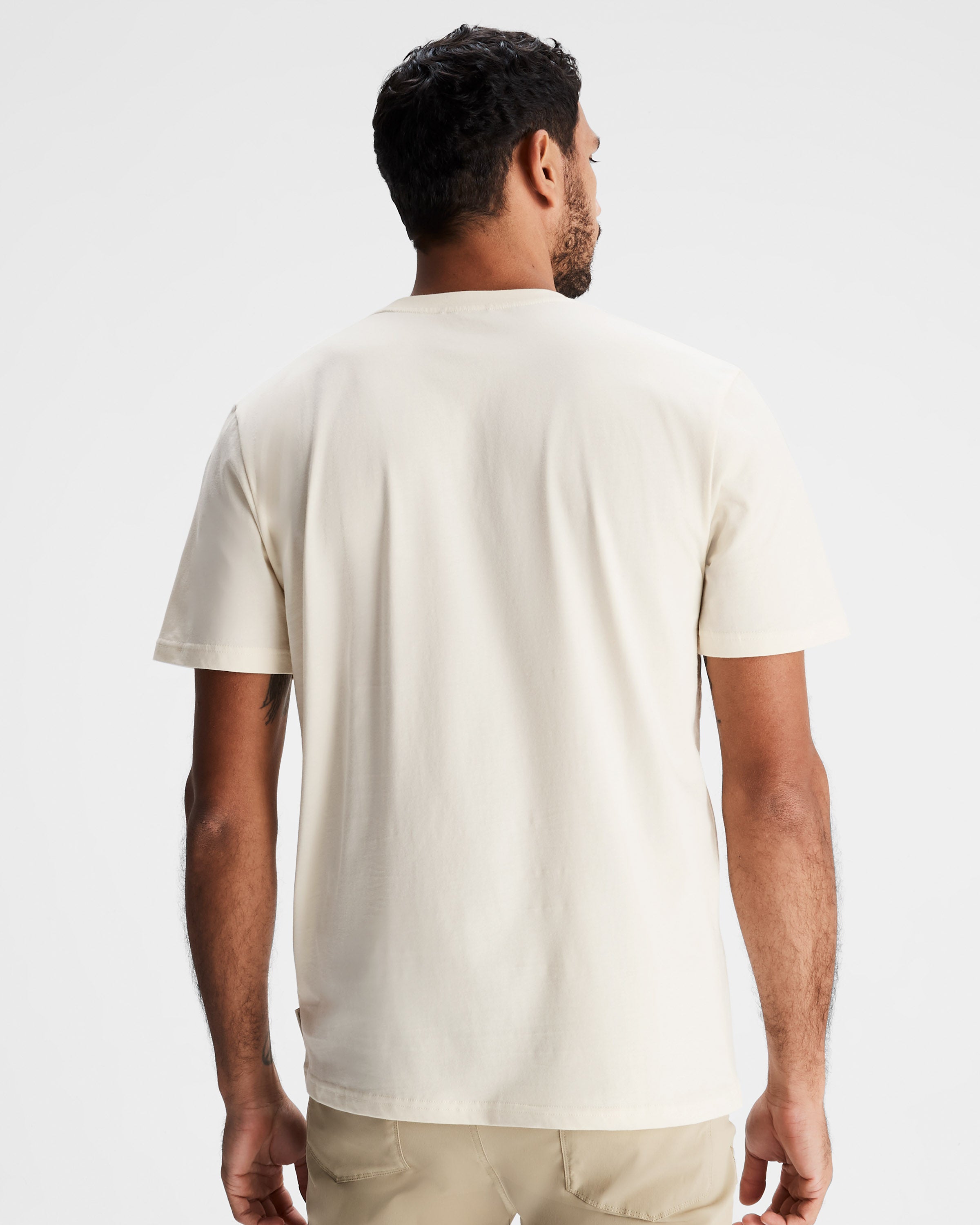 Organic Cotton Men's Ridgeline T-Shirt - Breathable & Comfortable Casual Tee for Everyday Wear, Outdoor Activities, and Gym Workouts