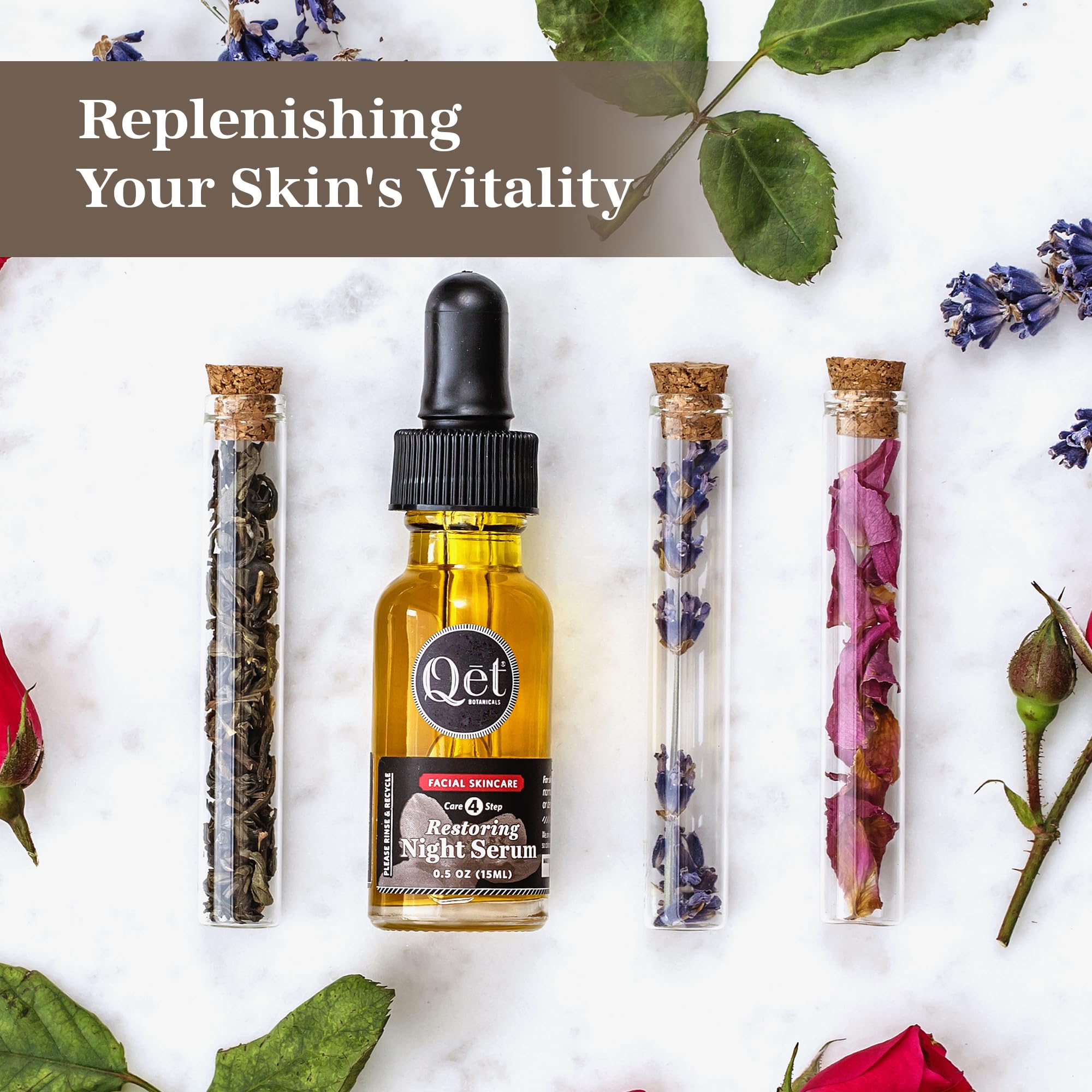 Best Restoring Night Serum for Anti-Aging & Skin Repair | Hydrating Facial Treatment for Overnight Skin Renewal | Perfect for Dry, Dull Skin & Evening Skincare Routine
