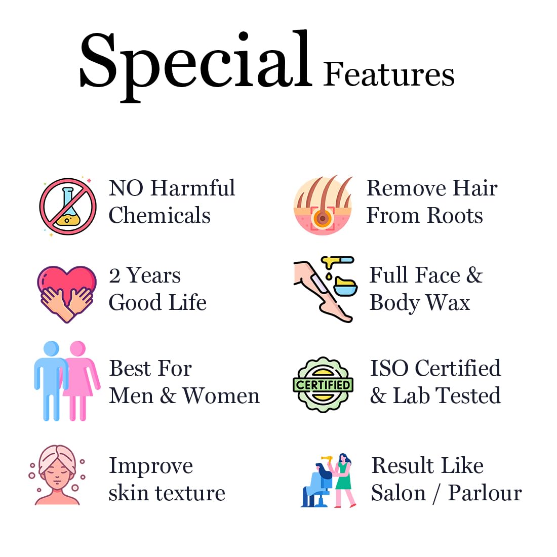 Haldi Hair Removal Powder for Women & Girls - 90g Full Face & Body Waxing Kit | Fast & Easy At-Home Hair Removal in 10 Minutes | Perfect for Bikini Line, Legs, Arms & Facial Hair