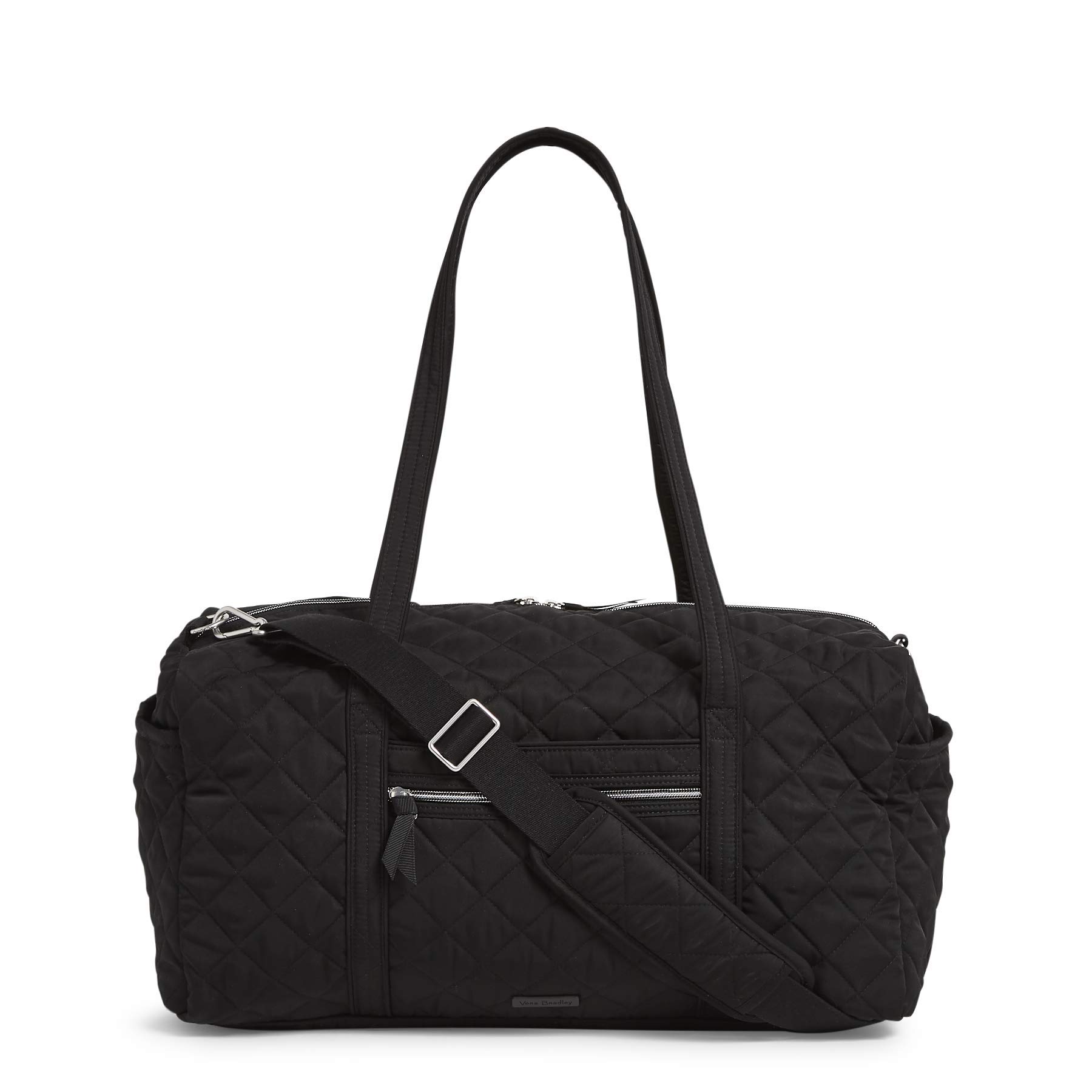 Vera Bradley Women's Medium Travel Duffle Bag - Lightweight Performance Twill Carry-On for Gym, Weekend Getaways & Business Trips