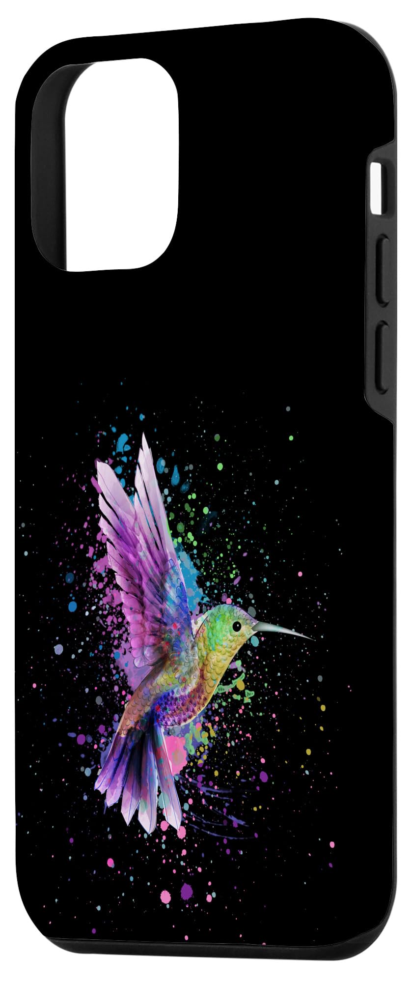 iPhone 12 Mini Case - Hummingbird Watercolor Art Protective Cover | Slim Fit, Shockproof & Scratch Resistant | Perfect for Everyday Use, Travel & Gift Giving