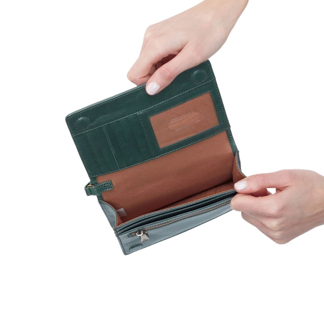 HOBO JILL Wristlet Crossbody Bag - Stylish Leather Wallet Purse for Women | Perfect for Everyday Use, Travel & Night Out