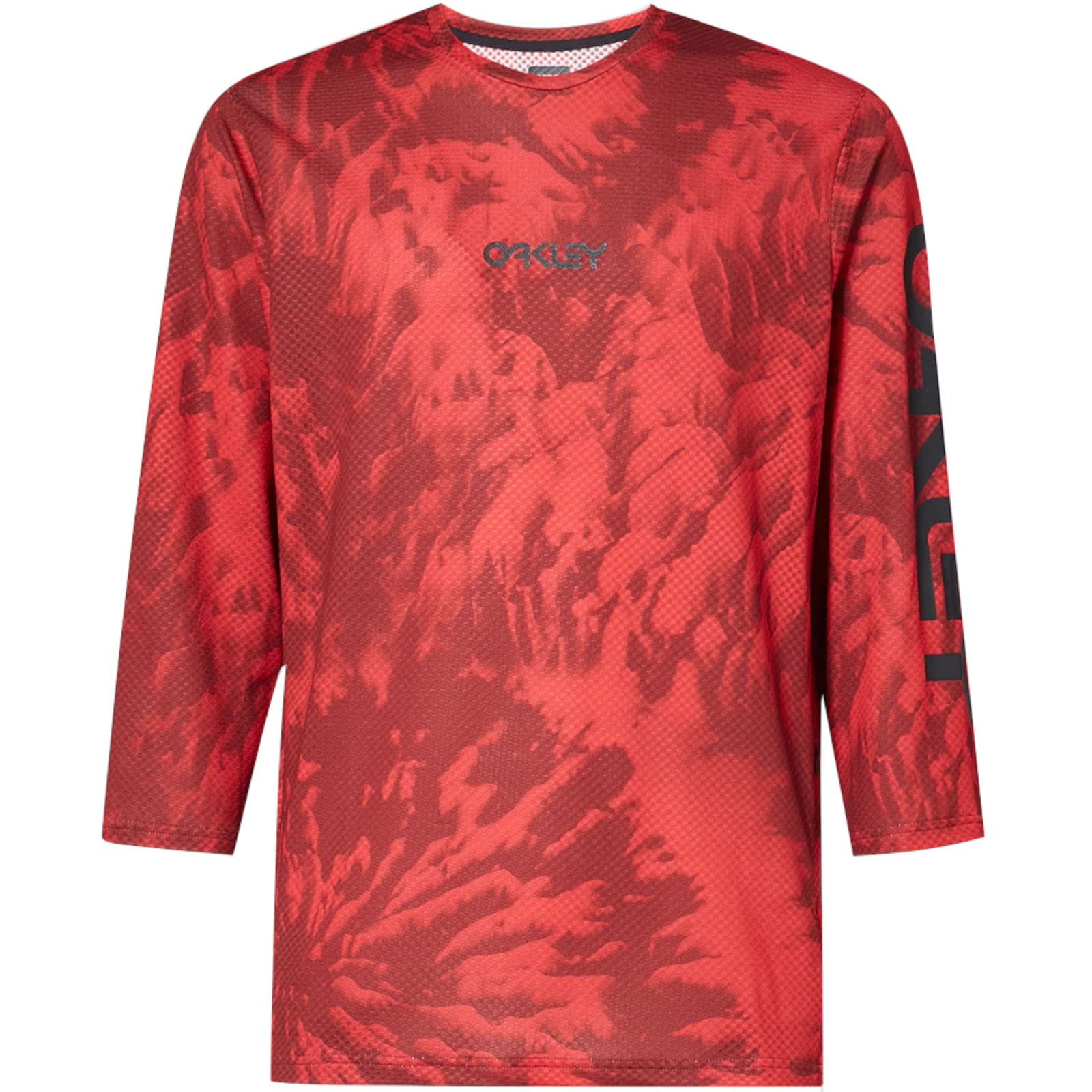 Oakley Ride Free 3/4 Sleeve Cycling Jersey - Breathable & Moisture-Wicking Bike Shirt for Men & Women - Perfect for Road Biking, Mountain Biking & Outdoor Sports