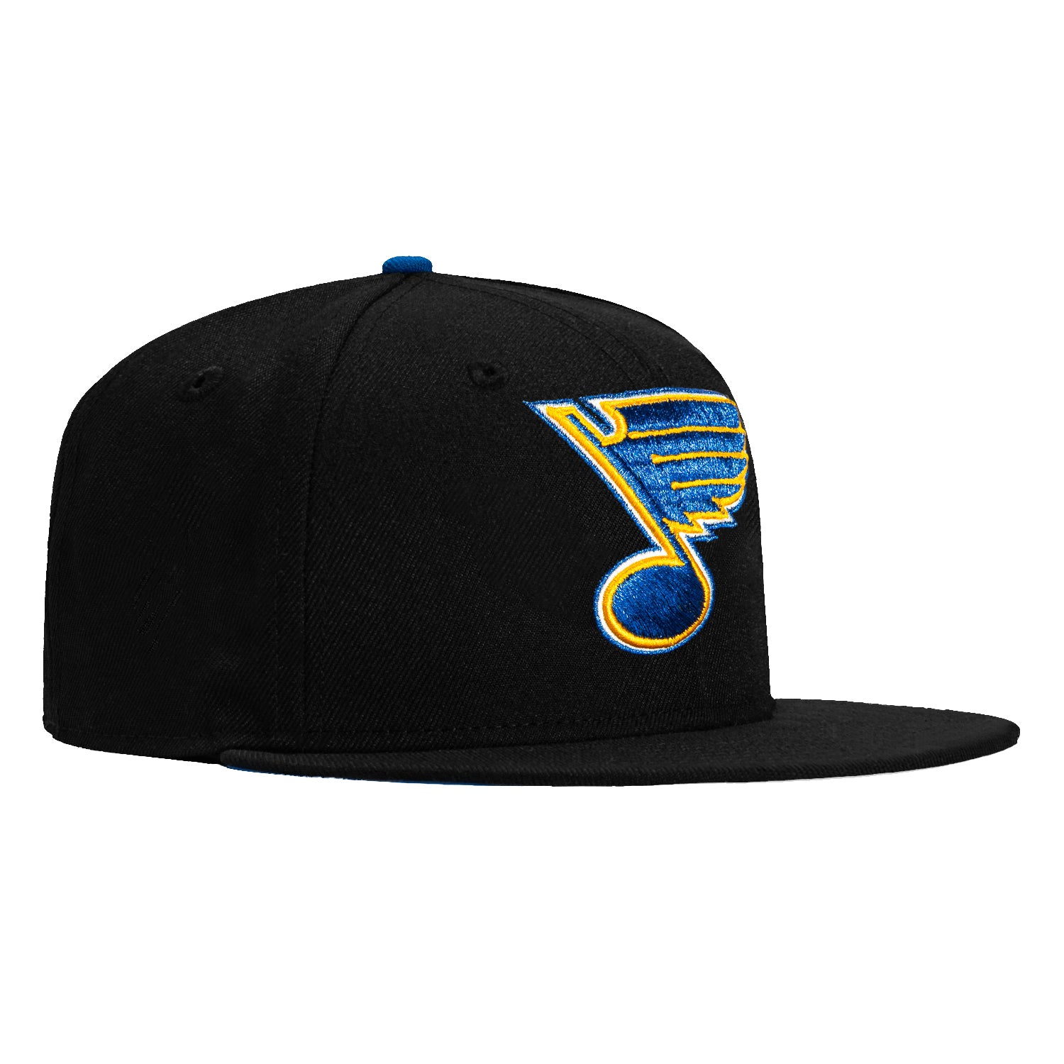 New Era 59Fifty St Louis Blues Team UV Hat - Black | Official NHL Baseball Cap for Men & Women | Perfect for Baseball Games, Sports Fans & Streetwear Fashion