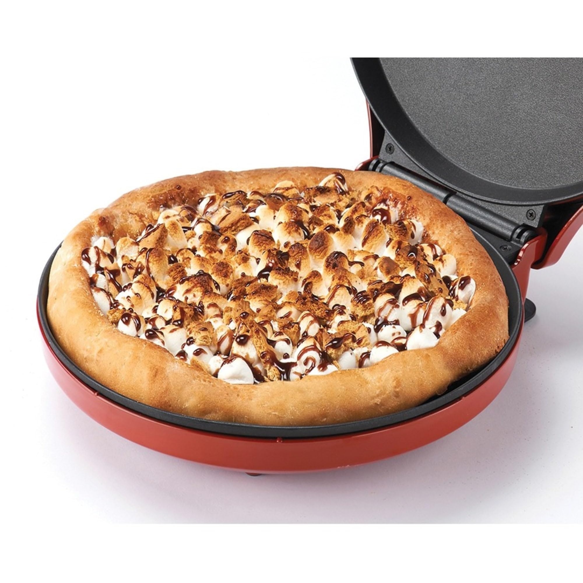 Betty Crocker BC-2958CR 1440-Watt Countertop Pizza Maker Machine - Perfect for Homemade Pizza, Family Dinners & Quick Meals at Home