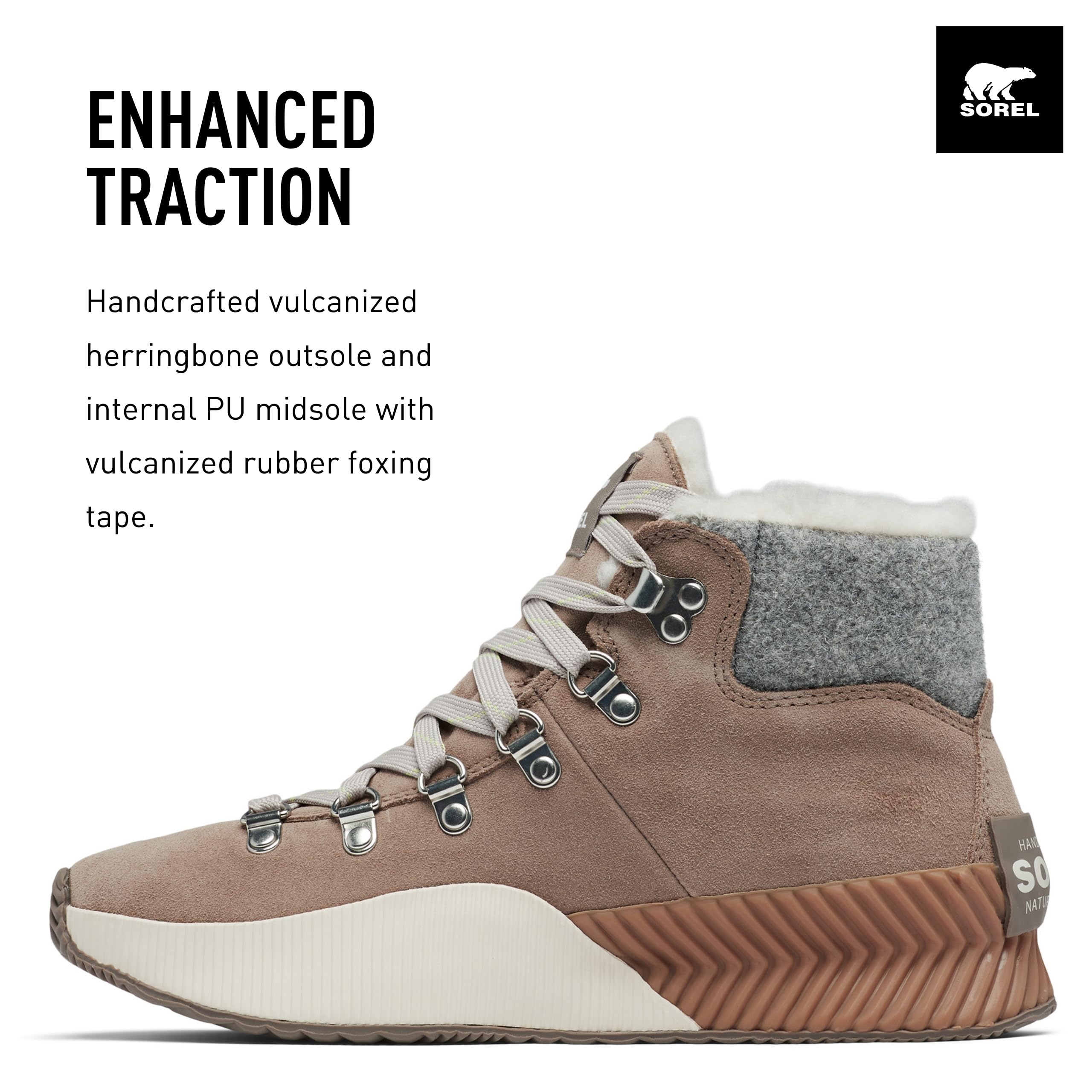 Sorel Women's Out N About III Conquest Waterproof Boots - Winter Snow Hiking Shoes for Women, Waterproof & Insulated for Cold Weather, Perfect for Outdoor Adventures, Hiking, and Snowy Conditions
