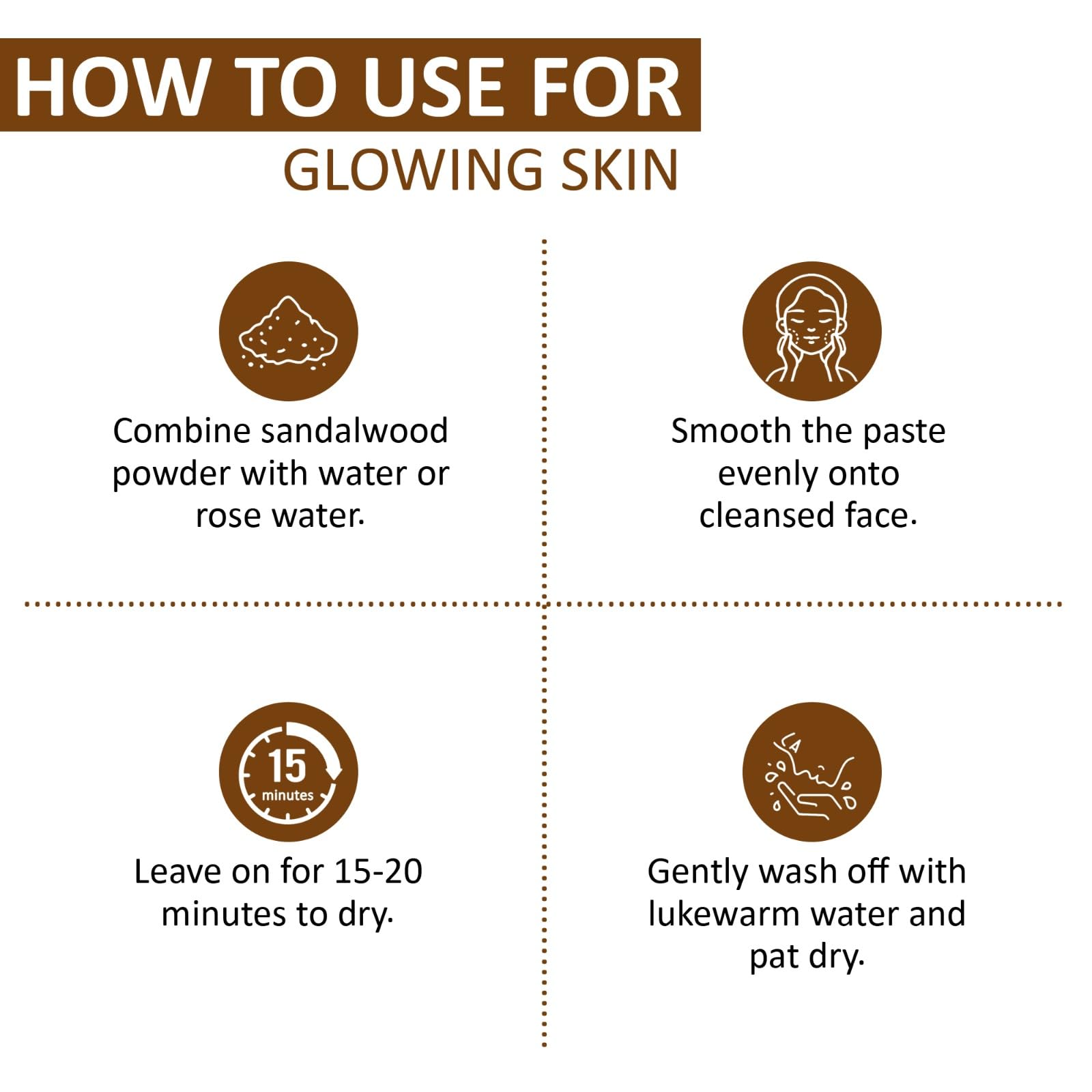 7 DAYS Sandalwood Face Pack Powder - 100% Pure Santalum Album (Chandan) for Glowing Skin & Acne Treatment | Natural Face & Body Care | Perfect for Spa Days & Daily Skincare Routine