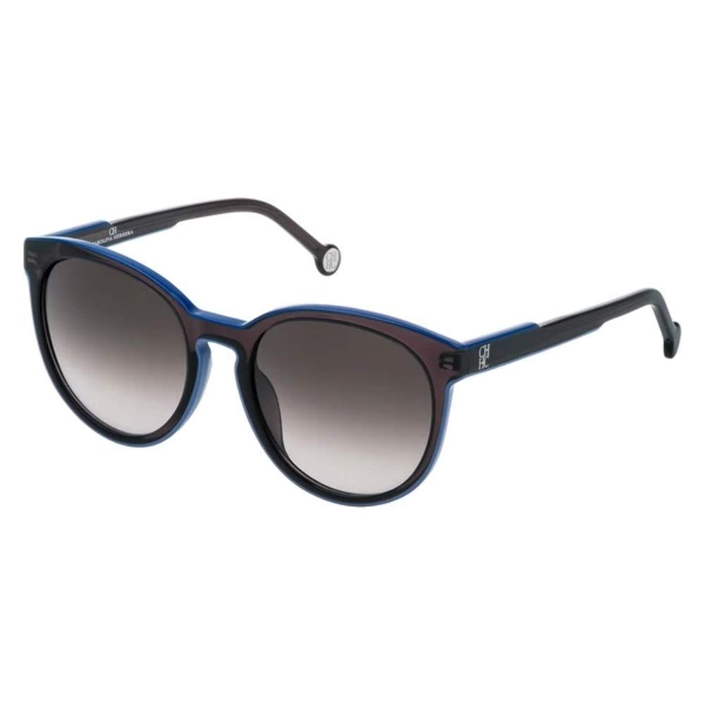 Carolina Herrera Polarized Fashion Sunglasses for Women - SHE793530W09 Shiny Transparent Plum Frame - Perfect for Outdoor Activities, Beach, and Driving