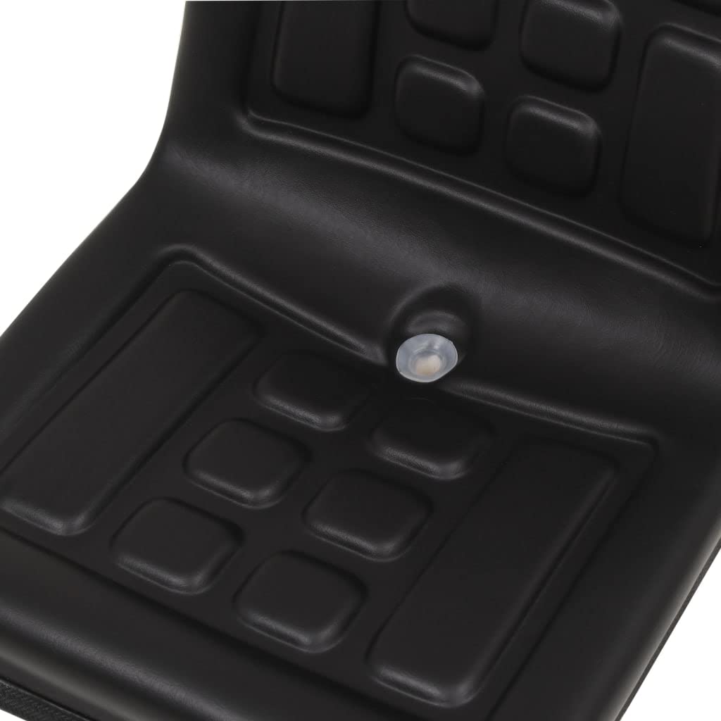 SKM Universal Tractor Seat - Heavy Duty Black Replacement Seat for John Deere, Kubota & More | Perfect for Farming, Construction & Outdoor Equipment