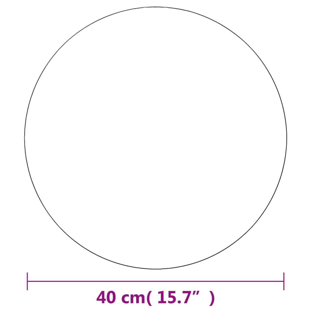 Round Wall Mirror for Bedroom & Dressing Room - Shatterproof Glass, Multiple Sizes (12/16/24/32 Inch) - Perfect for Vanity, Home Decor & Selfie Background