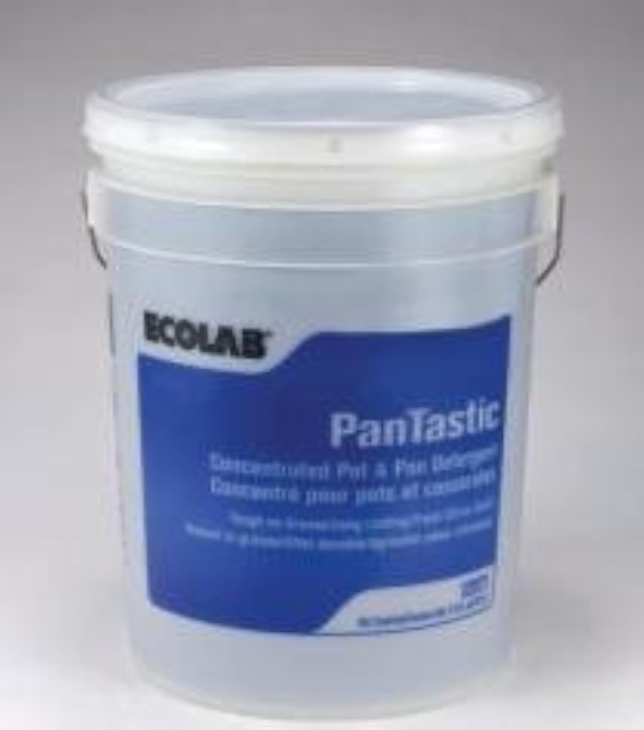 Ecolab Pantastic Pot & Pan Detergent - 5 Gallon Commercial Dishwashing Liquid for Restaurants & Kitchens | Heavy-Duty Cleaner for Dishes, Utensils & Cookware | Ideal for High-Volume Warewashing