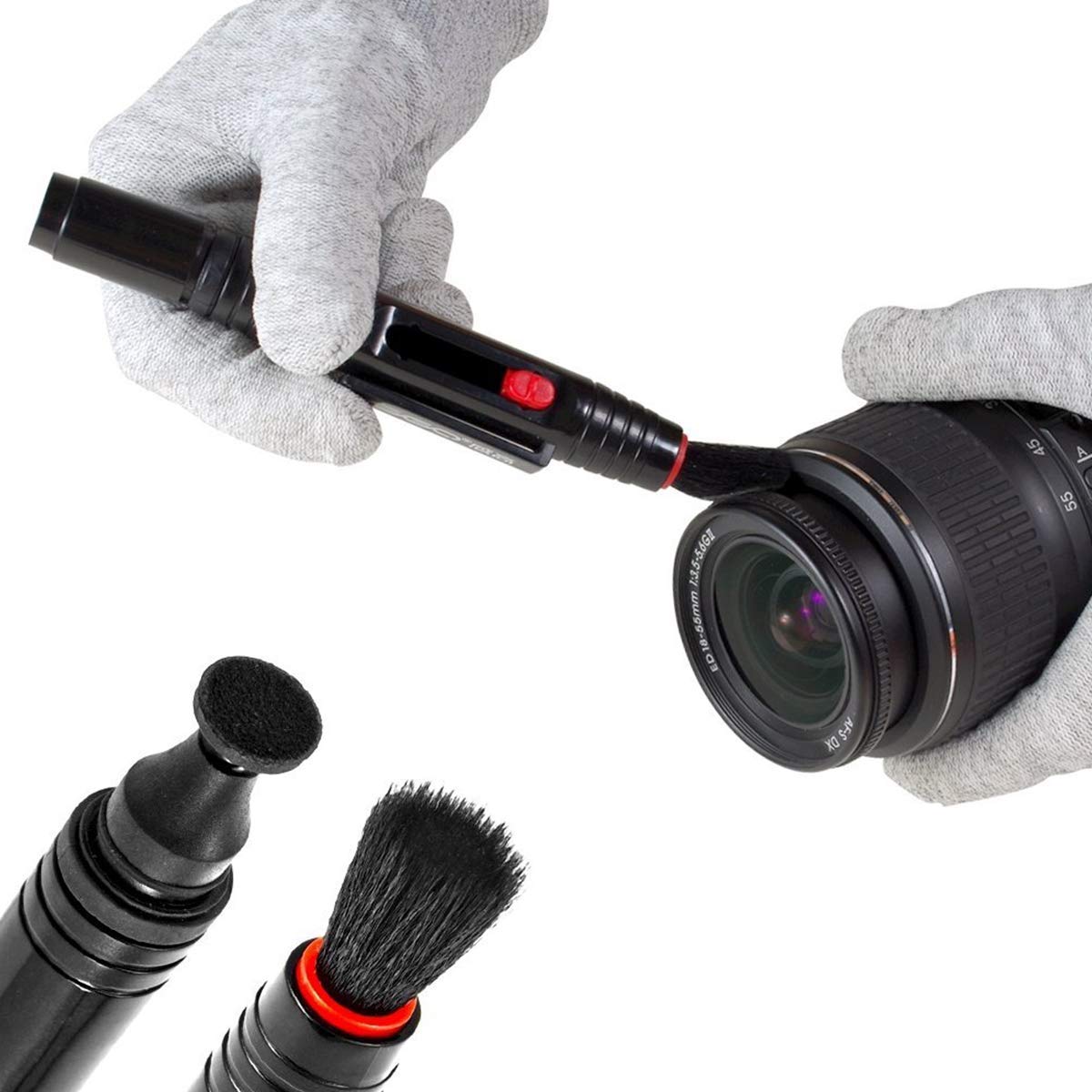 VSGO VS-S02-E APS-C Digital Camera Sensor Cleaning Kit - 10 Clean Swabs with Sensor Cleaner Solution & Travel Optical Cleaning Kit for DSLR, Mirrorless Cameras - Perfect for Professional Photographers & Travel Enthusiasts