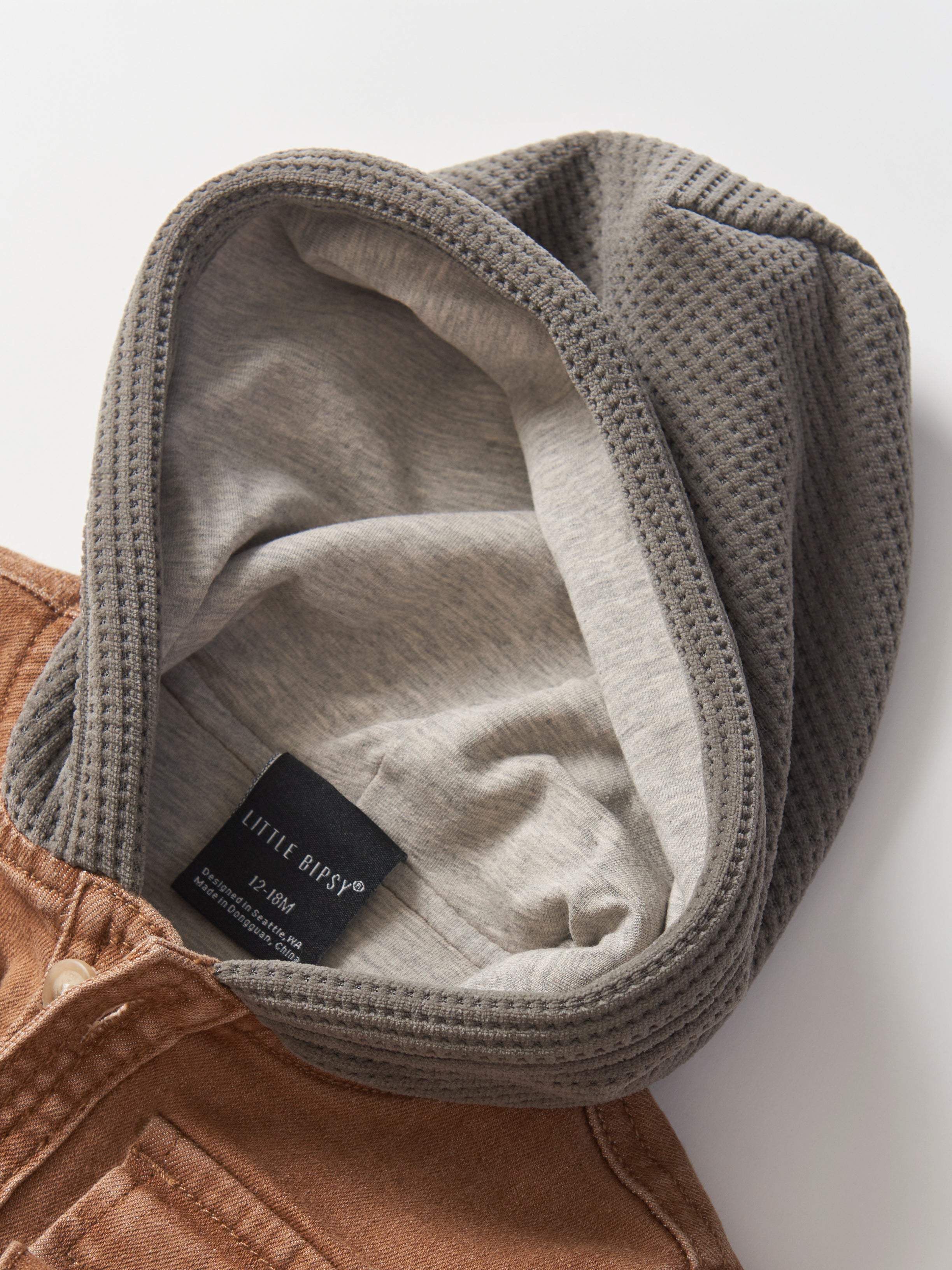 Men's Hooded Denim Shacket Jacket in Camel Color - Stylish Casual Outerwear for Fall & Winter | Perfect for Streetwear, Layering, and Outdoor Activities