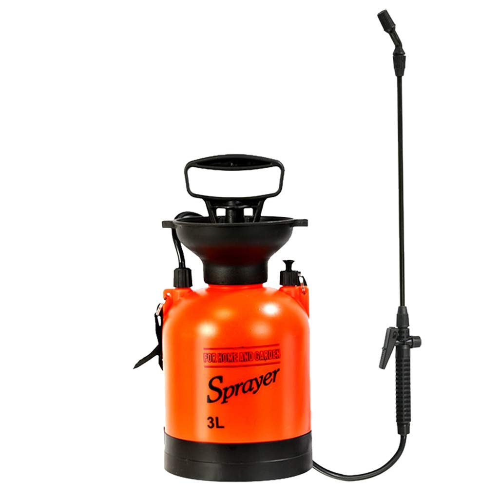 Naladoo 3L Manual Fogger Sprayer - Portable Handheld Pressure Sprayer for Home Cleaning, Garden, Lawn, Patio & Industrial Use (Yellow, One Size) - Perfect for Disinfecting, Watering Plants & Pest Control
