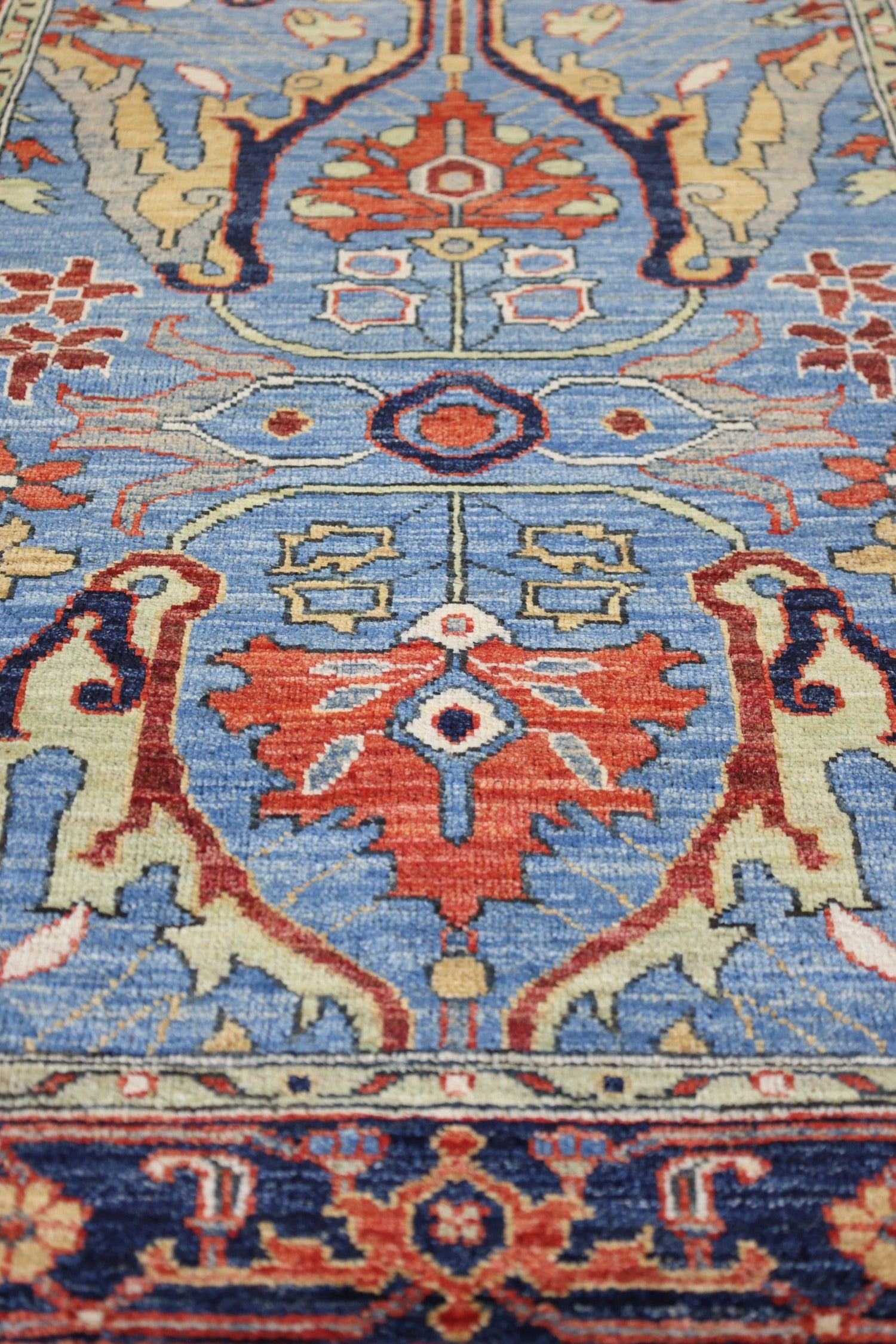 Handwoven Arabesque Tribal Rug - J71113 - Bohemian Home Decor for Living Room, Bedroom & Office