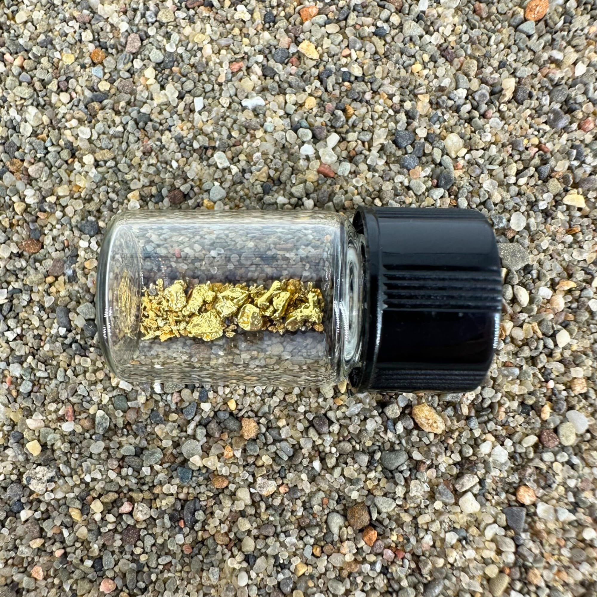 2.5 LBS Sluiceboy Prospecting Gold Paydirt - Unsearched Raw Gold Pay Dirt with Guaranteed Gold Nuggets & Free Glass Vial | Perfect for Gold Panning, Mining Enthusiasts & Outdoor Adventure Gifts