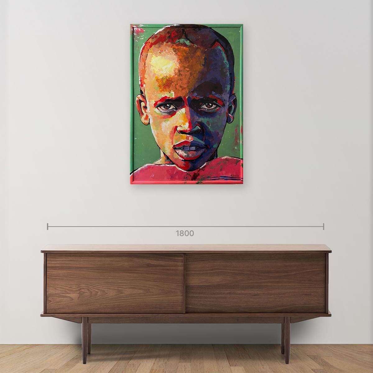 Masai Child Acrylic Photo Frame - Premium Display for Kids' Pictures, Nursery Decor, and Family Memories - Perfect for Bedrooms, Playrooms, and Gift Giving