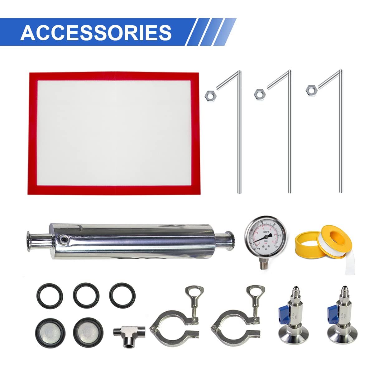 Premium Stainless Steel Vacuum Tube Kit - 90 Gram Double Layer Vacuum Chamber with Tripod Stand for Essential Oil Extraction from Plant Leaves | Perfect for DIY Aromatherapy, Herbal Remedies & Home Labs