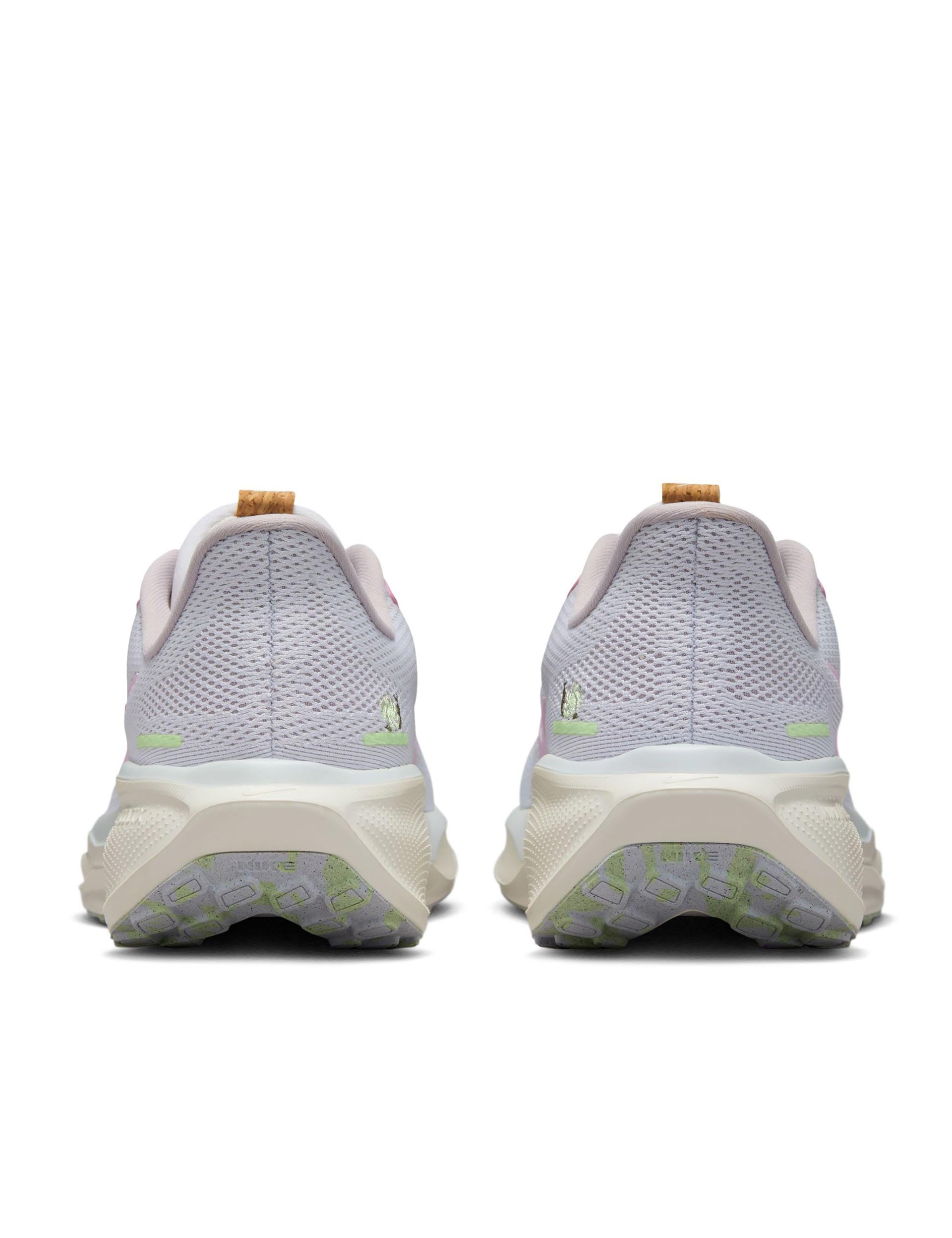 Nike Pegasus 41 Running Shoes for Women - White/Pink Foam/Sail/Football Grey | Lightweight Cushioned Sneakers for Jogging, Gym & Everyday Wear