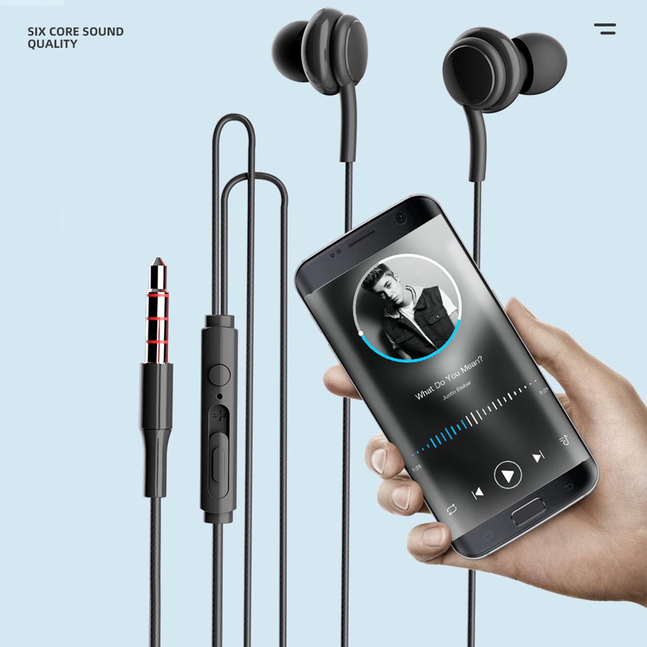 Premium Noise-Isolating Headphones with Built-in Mic & 3.5mm Jack - 5 Pack for Gaming, Music, Work, Office, Travel & Online Meetings - Crystal Clear Sound & Comfortable Over-Ear Design
