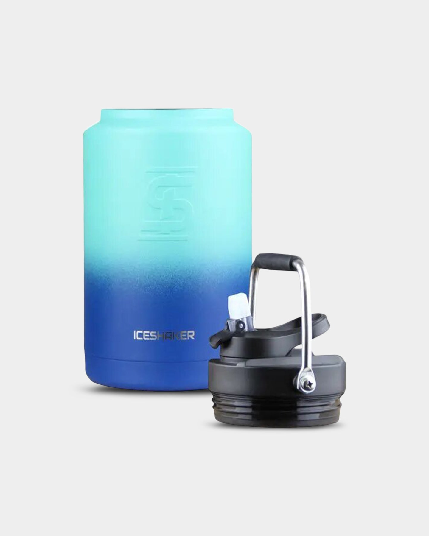 1 Gallon Ice Shaker Jug - 128oz Large Water Bottle for Gym, Workout & Outdoor Activities - BPA Free Leak Proof Sports Drink Container