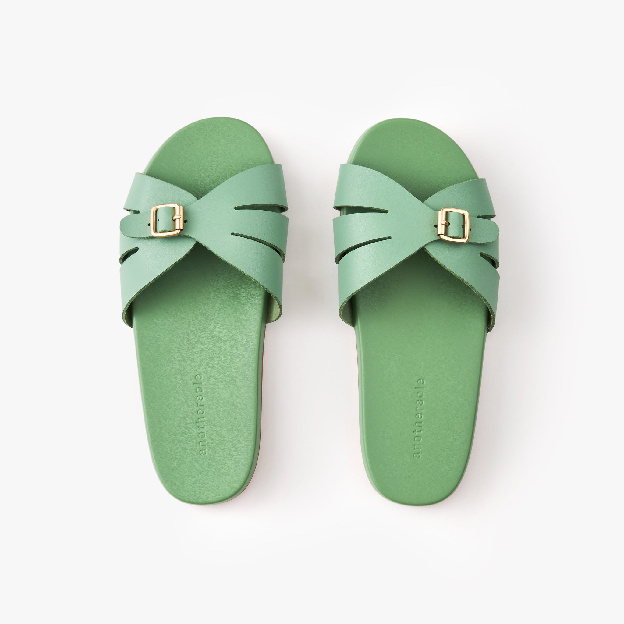 Sunday Slides Fern Green - Comfortable & Stylish Women's Slides for Casual Wear, Beach, Pool & Home Use