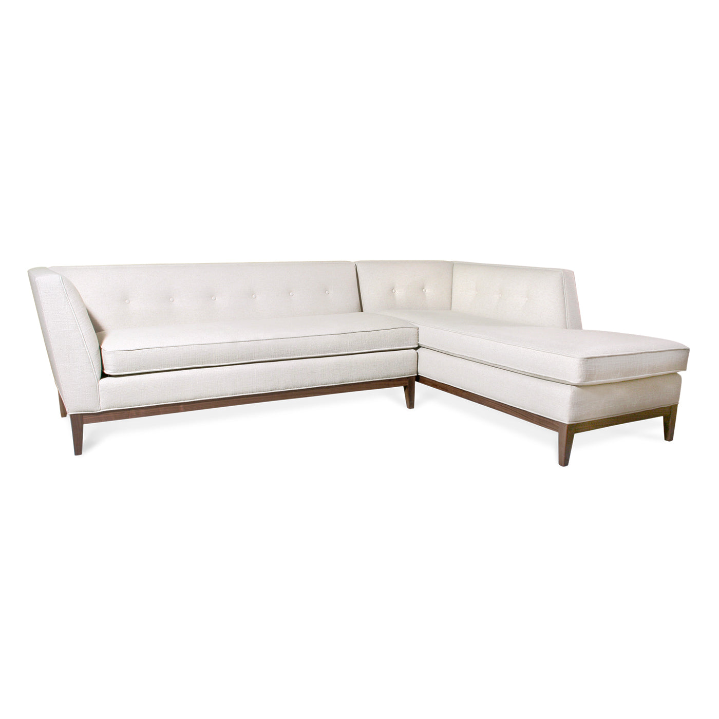 Danner Right Arm Facing Sectional Sofa - Modern L-Shaped Couch for Living Room, Family Room & Home Theater Comfortable Seating