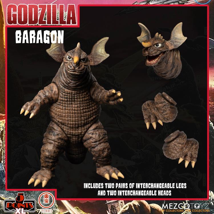 Godzilla Destroy All Monsters 5 Points XL Round 2 Deluxe Boxed Set - Collectible Action Figure Set for Monster Movie Fans | Perfect for Display, Gifts, and Anime Conventions