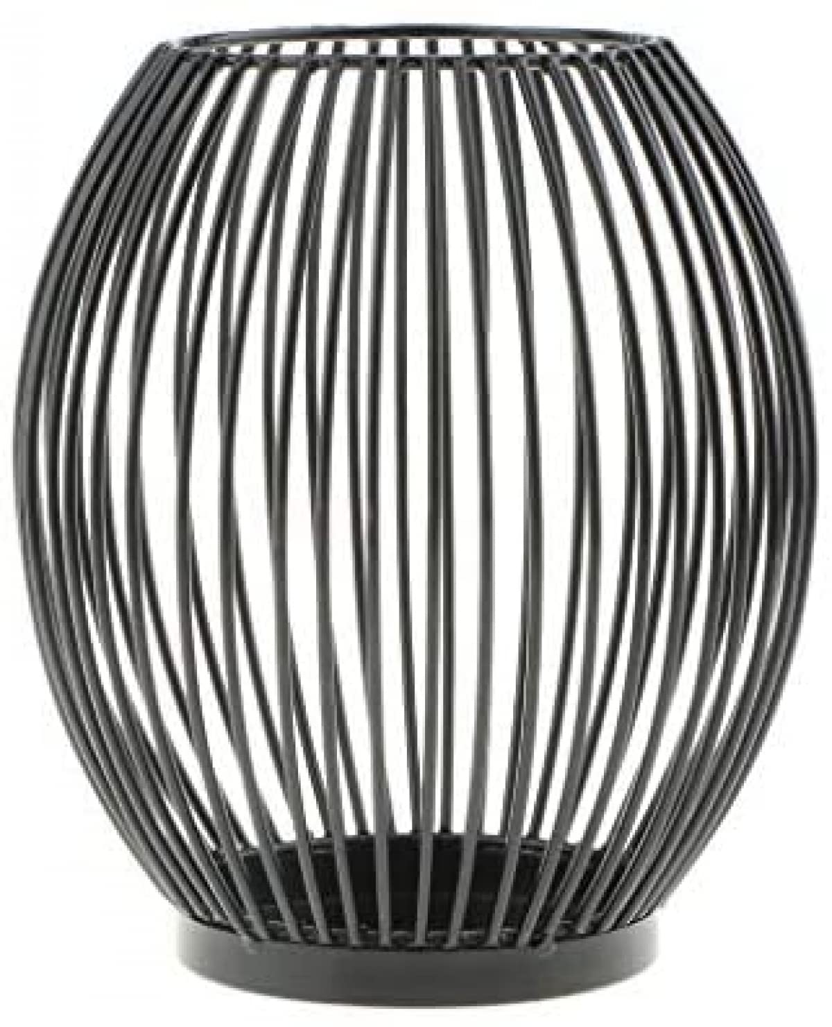 Metal Wire Tealight Holder - Oval Basket Candle Stand for Home Decor, Wedding, Party & Table Centerpiece - Rustic Decorative Candle Stick