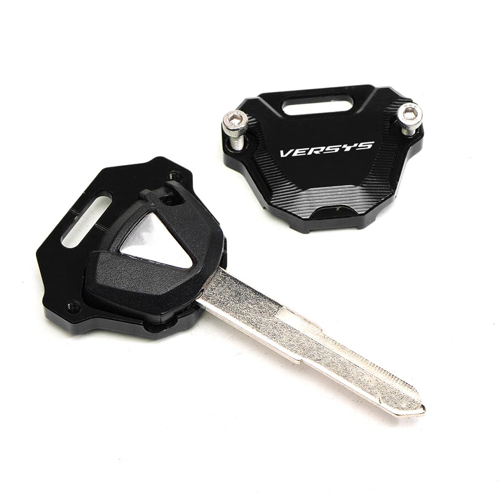 MOWOK Motorcycle Key Cover Case Shell & Keyring Keychain for Kawasaki Versys 650 1000 (2012-2021) - Durable Bike Key Accessories for Protection & Style - Perfect for Daily Commuting and Adventure Riding