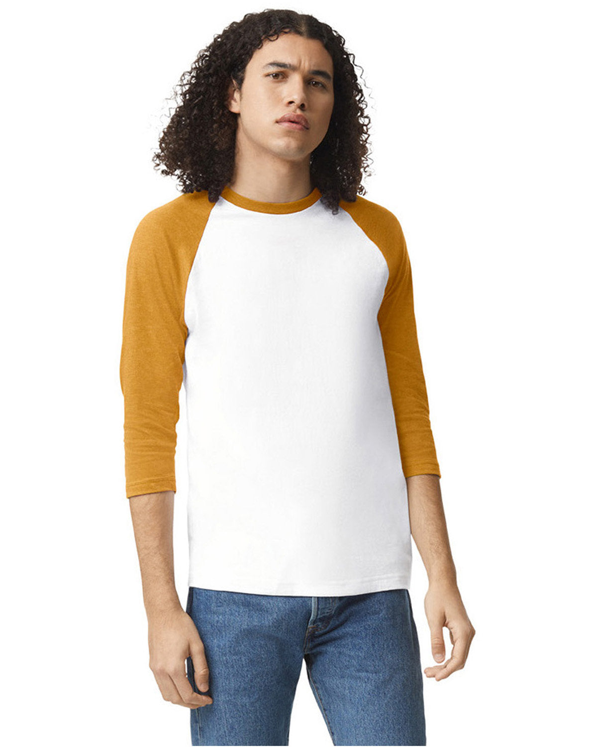 American Apparel 2003CVC Unisex Short Sleeve T-Shirt | Soft Cotton Blend Raglan Tee for Men & Women | Perfect for Casual Wear, Gym & Street Style