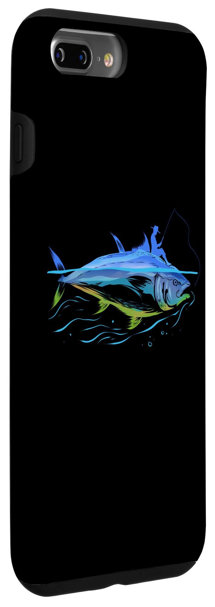 Premium iPhone 7 Plus/8 Plus Tuna Fish Design Phone Case - Durable Protective Cover for Anglers & Fishing Enthusiasts - Perfect Gift for Fishermen, Beach Trips & Outdoor Adventures