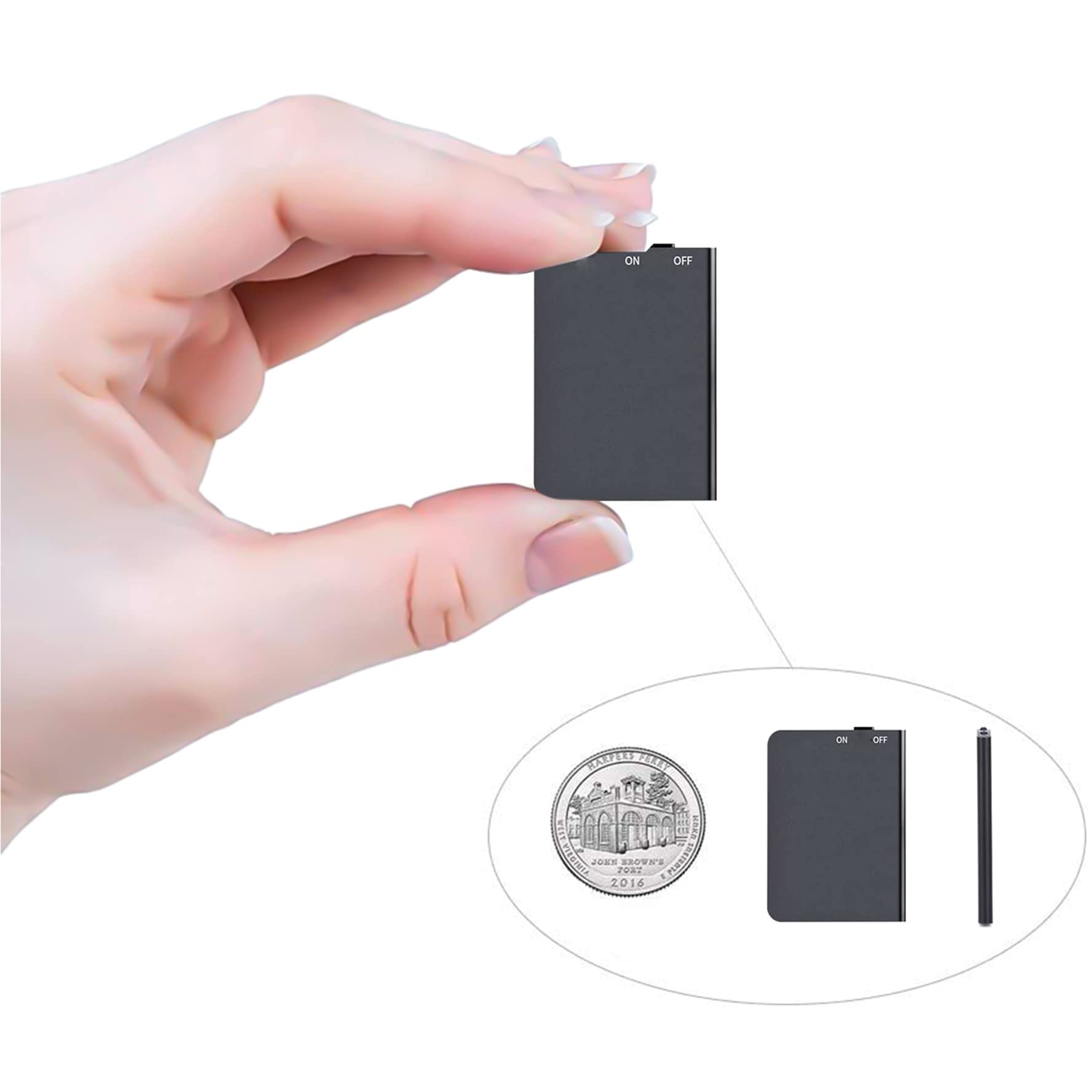 128GB Digital Voice Recorder - Ultra Thin Voice Activated Recorder with 1536 Hours Recording Storage & 48H Battery Life - Perfect for Lectures, Interviews, Meetings, and Note Taking