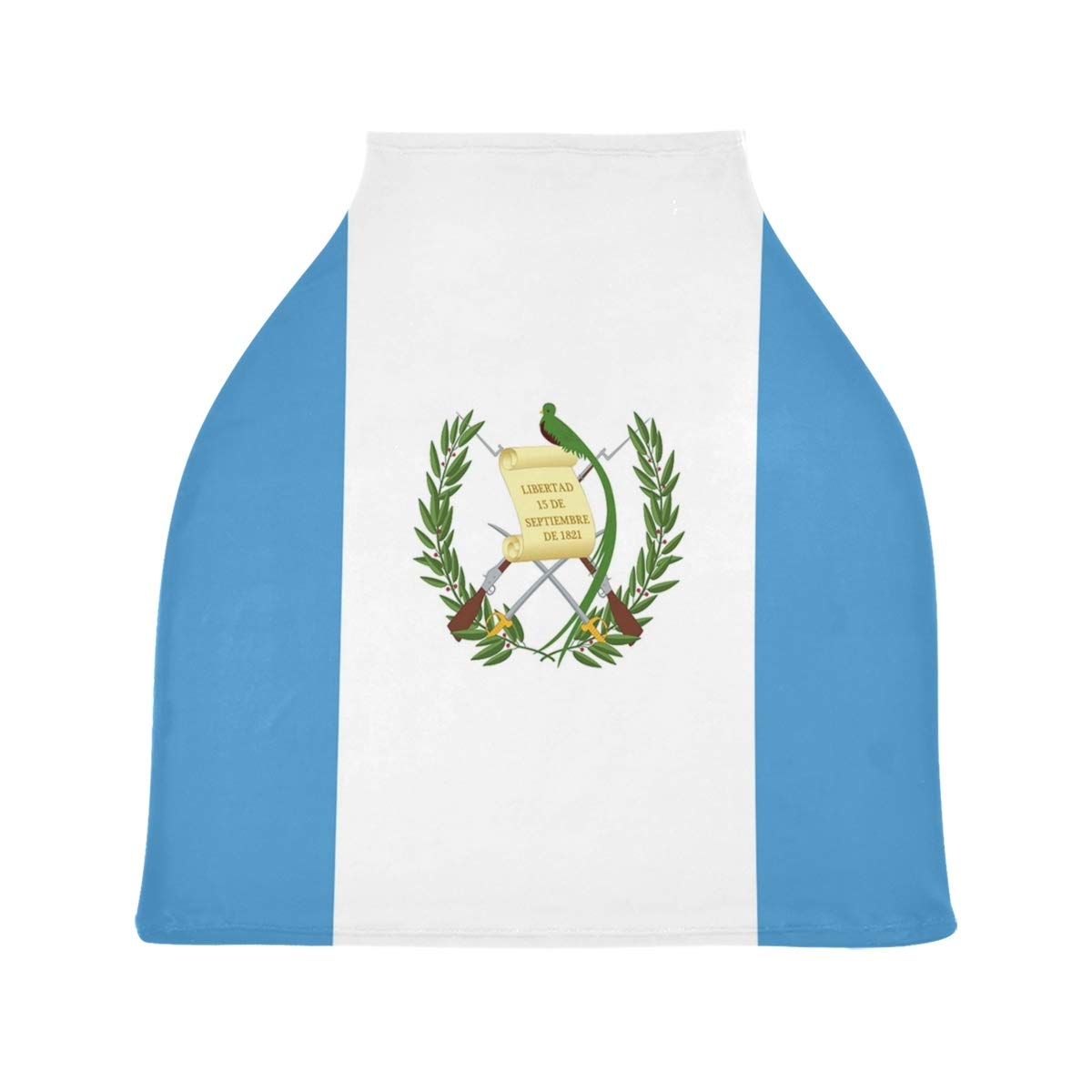 Guatemala Flag Nursing Cover - Breastfeeding Scarf & Baby Car Seat Canopy - Universal Infant Stroller Cover for Girls and Boys - Perfect for Travel, Shopping & Outdoor Activities