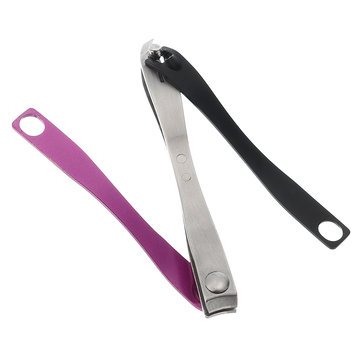 Premium Stainless Steel Dual Head Nail Clipper & Cuticle Cutter - Professional Manicure Pedicure Tool for Dead Skin Trimming & Nail Care - Perfect for Home, Salon, Travel & Grooming Kits