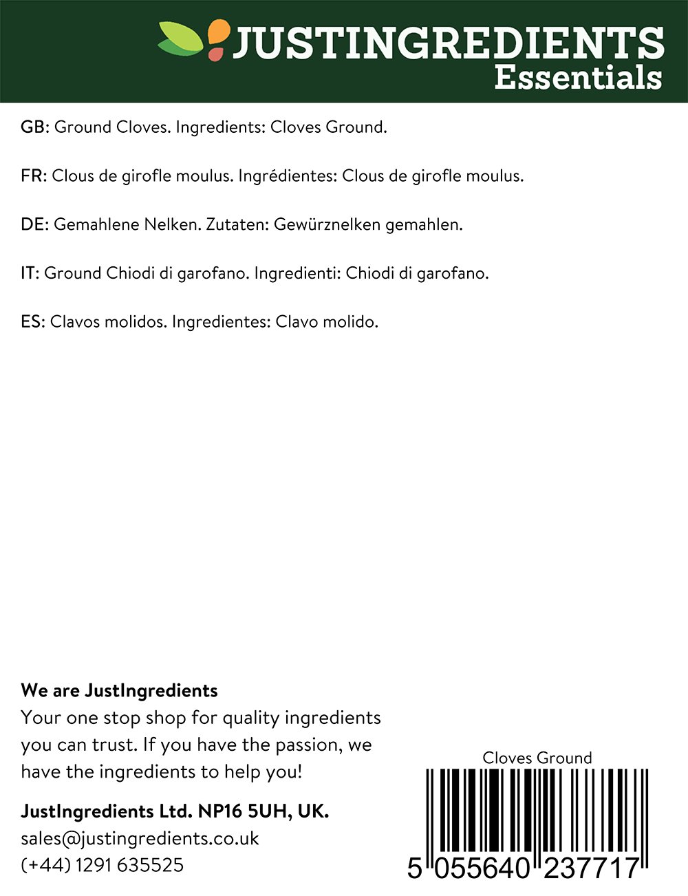 Organic Ground Cloves 1kg (2.2lb) - Premium Quality, Pure & Natural Clove Powder for Baking, Cooking & Tea - Great for Pumpkin Spice, Chai & Mulled Wine