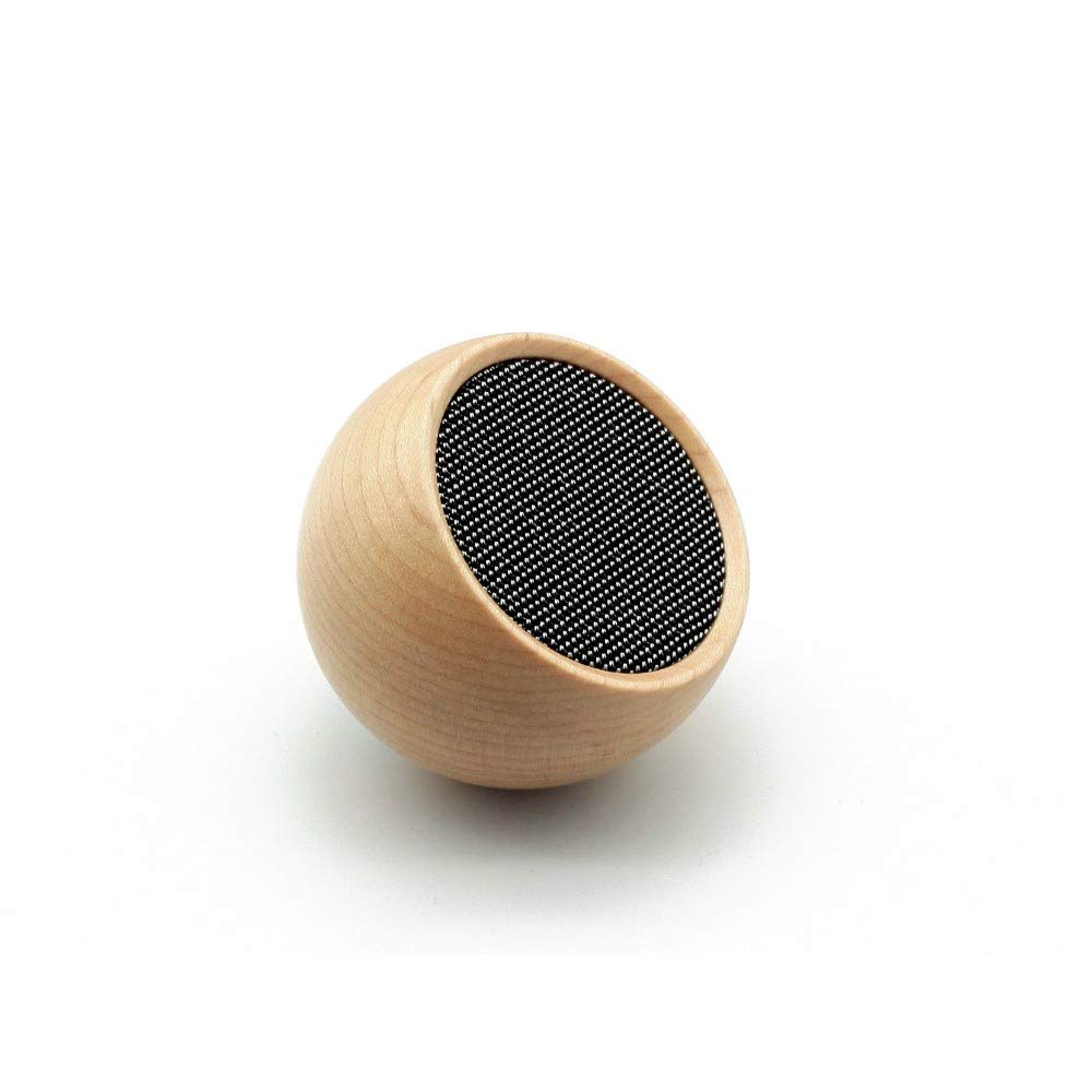 Gingko Design Natural Maple Wood Tumbler with Bluetooth Speaker - Perfect for Outdoor Adventures, Travel & Selfie Moments