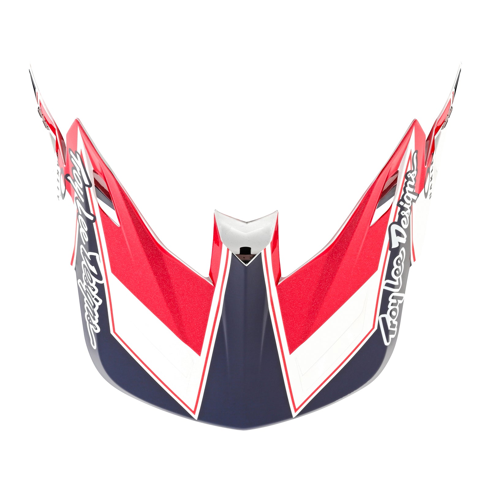 Troy Lee Designs X Oakley SE5 Composite MIPS Helmet - White & Blue - Lightweight MTB & BMX Bike Helmet for Mountain Biking & Cycling Protection