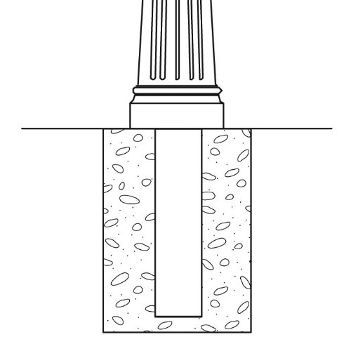 Lewiston Mailbox with Post - White Fluted Base & Ball Finial - Includes 3 Address Plates - Perfect for Residential Homes, Driveways & Curb Appeal Enhancement