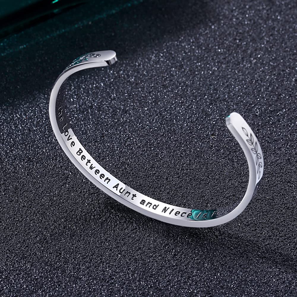 Personalized Cuff Bracelets for Women & Teen Girls - Best Friend Sister Mom Daughter Gift - Custom Name Jewelry for Birthday, Mother's Day, Christmas - Fashion Stackable Bangle for Everyday Wear & Special Occasions