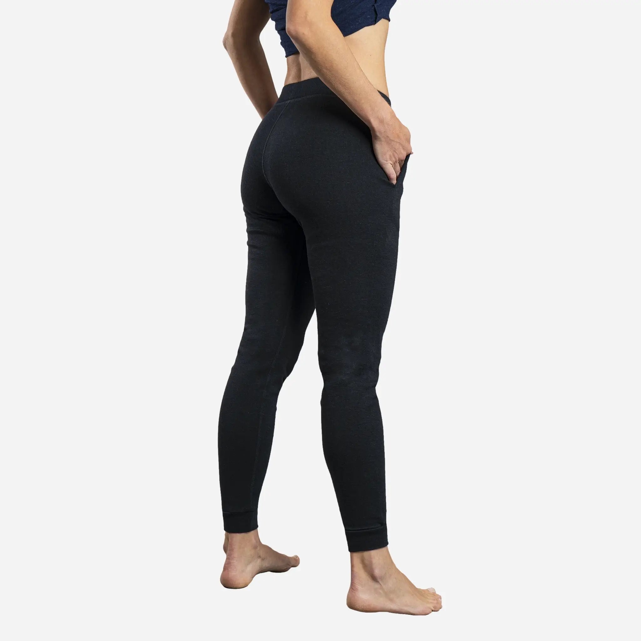 Premium Women's Alpaca Wool Joggers - Ultra Soft 300 Lightweight Fleece Lounge Pants for Yoga, Travel & Winter Comfort