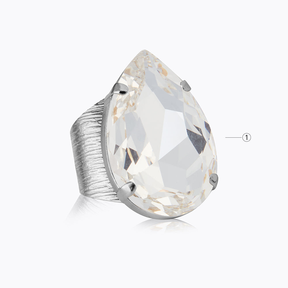Perfect Drop Ring - Elegant & Customizable in Any Color | Ideal for Weddings, Parties & Everyday Wear