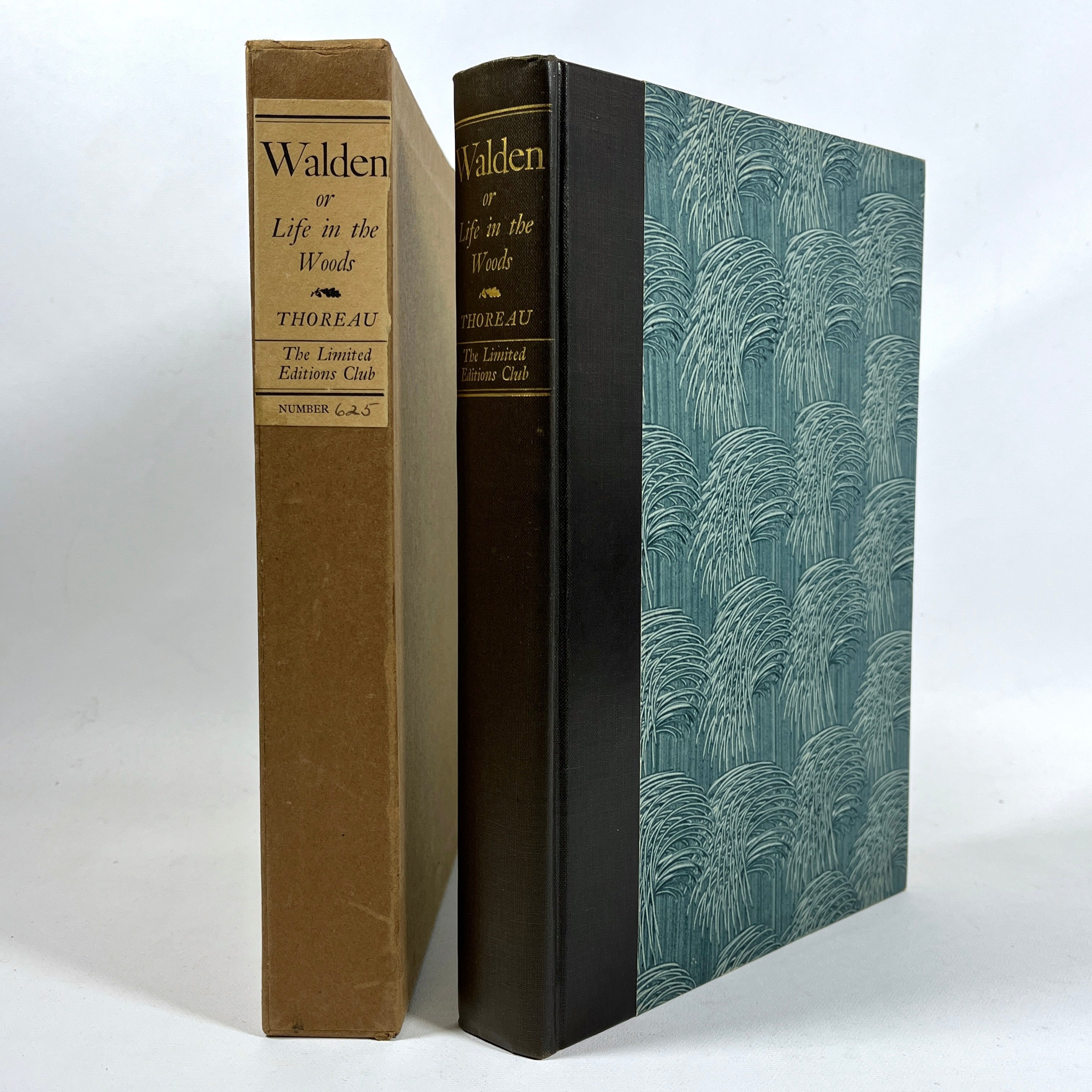 Walden or Life in the Woods by Henry David Thoreau - Limited Editions Club Signed Copy with Edward Steichen Photography | Classic American Literature, Nature Writing & Philosophy Book for Collectors, Home Library Decor and Literary Enthusiasts