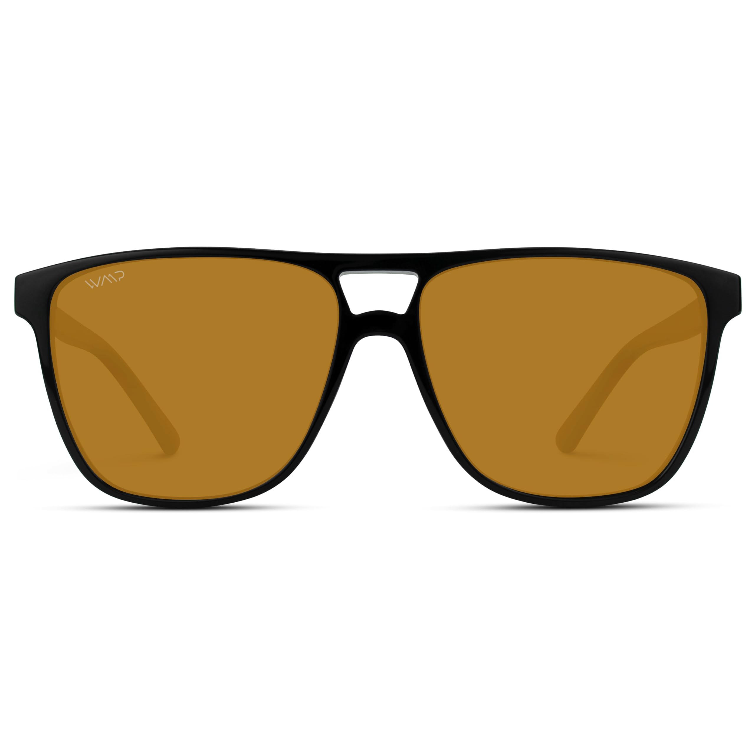 WearMe Pro Polarized Aviator Sunglasses for Men & Women – UV Protection, Double Bridge Design, Large Frame – Perfect for Driving, Outdoor Sports & Fashion