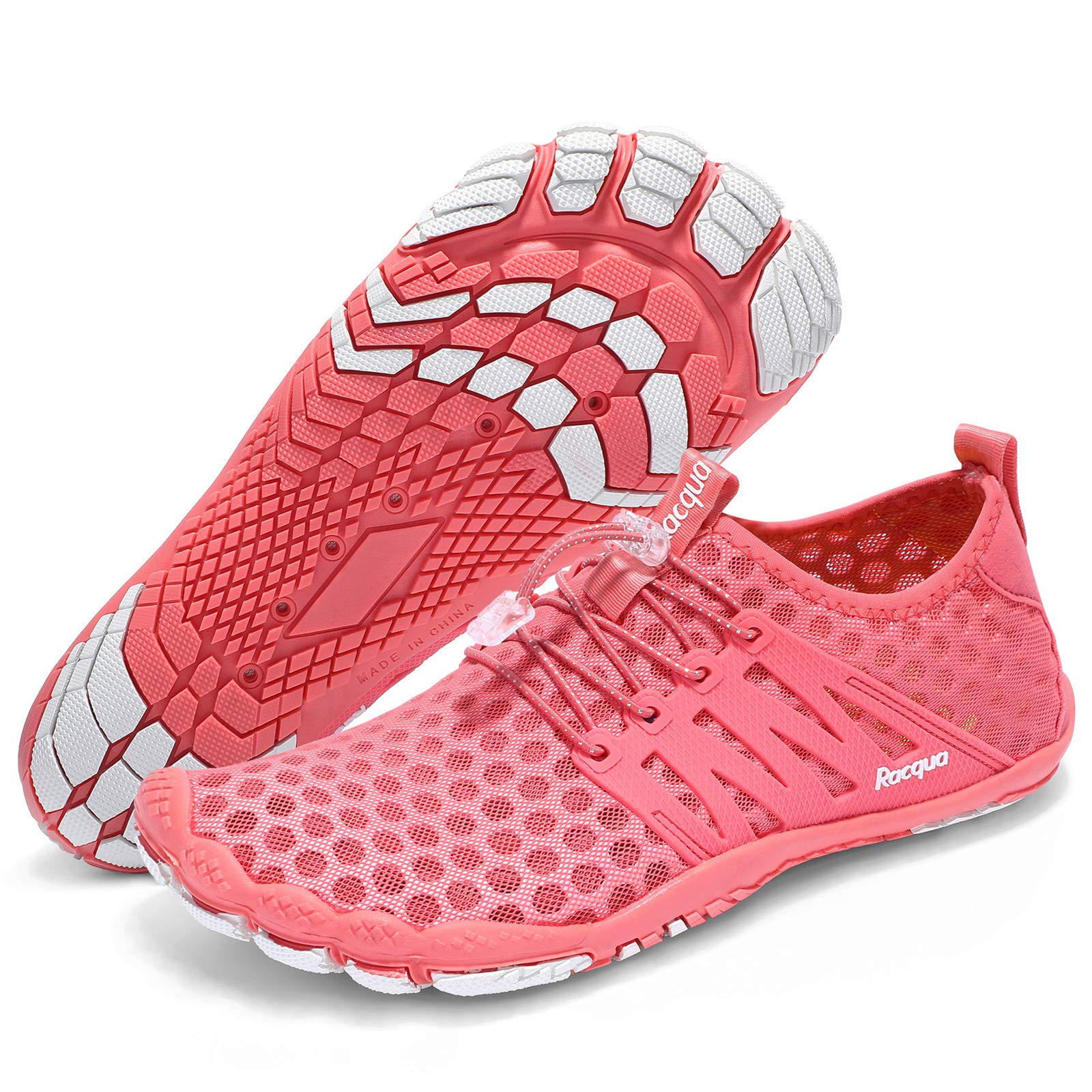 **Racqua Composite Mesh Water Shoes for Men & Women - Lightweight Quick-Dry Aqua Shoes for Swimming, Beach, Surfing & Water Sports**