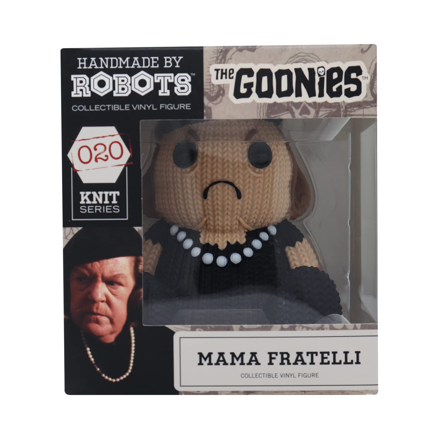 Handmade by Robots - The Goonies - Mama Fratelli #020 Collectible Figurine - Perfect for Movie Fans, Pop Culture Collectors & Home Decor
