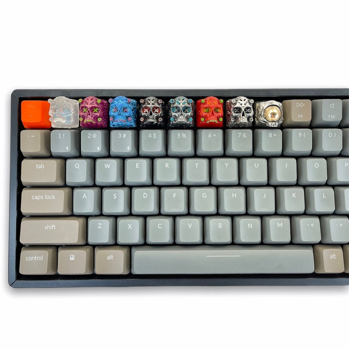 Custom Skull Keycap for Mechanical Keyboards - Unique Gaming & Typing Accessory for PC, Laptop - Perfect for Gamers, Programmers, and Keyboard Enthusiasts