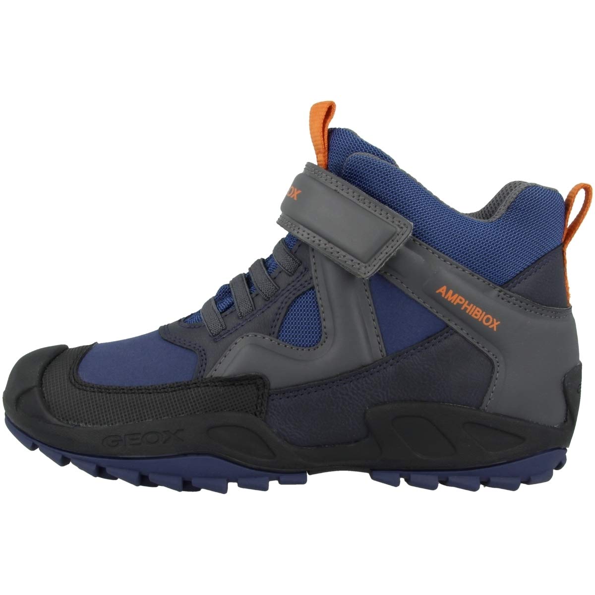 Geox Boys Hi-Top Trainer Shoes - Breathable Sneakers for Kids, Durable & Comfortable for School, Sports & Everyday Wear