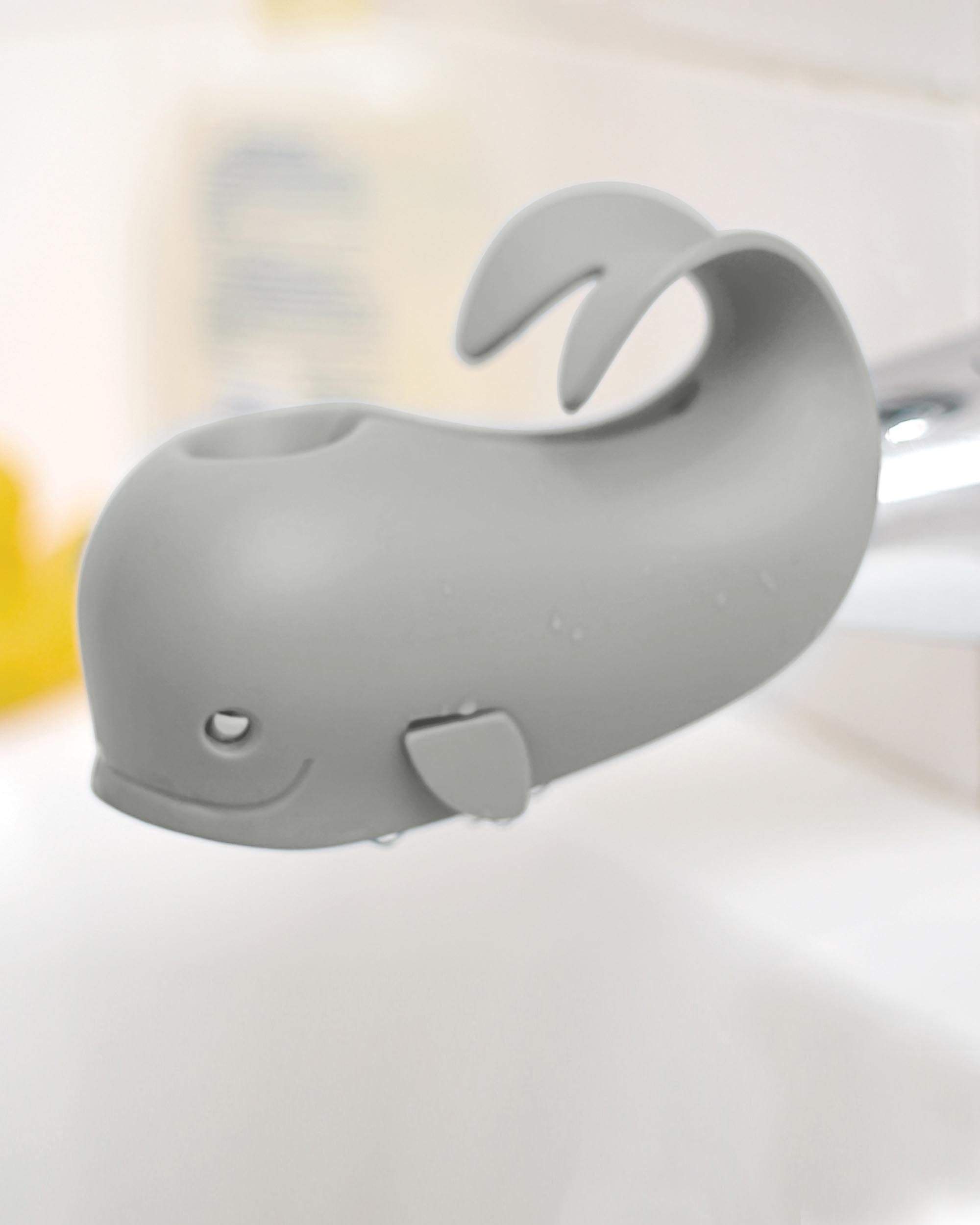 Skip Hop Grey Bath Spout Cover - Soft & Safe Bathtub Spout Protector for Toddlers & Kids - Prevent Bumps & Injuries During Bath Time